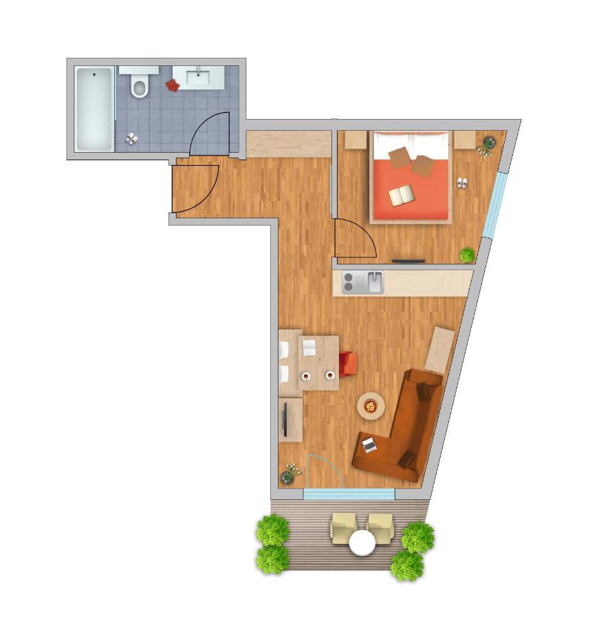 Apartamento Residenz Fliana Mathon Exterior foto